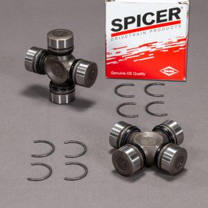 FRONT AXLE SHAFT U-JOINT KIT - COMPATIBLE WITH DODGE RAM 1500 2500 FRONT 94-01 - DANA 44