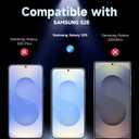 MAGIC JOHN 2 Pack only for Samsung Galaxy S25 6.2 inchNOT for Ultra HD Tempered Glass Screen Protector, HD Clarity, Bubble Free, Easy Installation with Auto Dust-Elimination