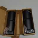 LabCharge Small Ionic Air Purifier for Home & Bedroom  Silent HEPA Filter  Covers 250 Sq Ft - Free Cleaner for Pets, Hair, Smoke, Dust, Odors & Dander  Compact & Black Design - Pack of 2