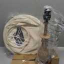 Table Lamp, Modern Nightstand Desk Lamp with Dimmer Switch and Bulb, Mid Century Lamp for Living Room and Office, Wood Bedside Lamp for Bedroom, Home Dcor, Natural Wood Finish