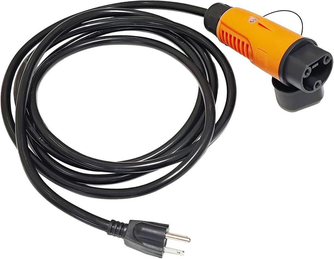 Y-30 Golf cart Charger Cable Charging Power Cord 10FT Replacement fit for Golf cart with 5-15 Plug 2 110V OR 220V 16A Y 30