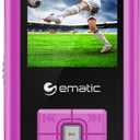 Ematic 8GB MP3 Video Player with FM Tuner/Recorder and 1.5-inch Color Screen, Pink