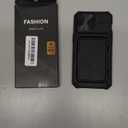 ATATOO for iPhone 15 Pro Max Case Wallet, Built-in Card Holder (3-5 Cards) & Slide Camera Cover, Military Grade Protection, Rugged Silicone Phone Case for iPhone 15 Pro Max 6.7" 2023, Black