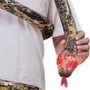 Fake Snake Halloween Decorations, Polyester Long Snakes That Can Glow Garden Props Bird-Scaring Theater Props Children Party Gifts