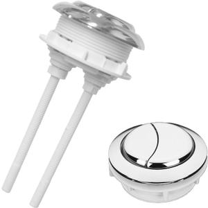 58mm/2.3" Toilet Tank Push Button Thread Diameter Dual Push Flushing Button Adjustable Toilet Water Tank Button,for Glacier Bay Aquasource,for TOTO,for American Standard for, KOHLER