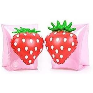 Inflatable Strawberry Arm Bands Pack of 4