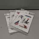 4 x 24 PCS Washington American Wizards Basketball Stickers for Water Bottle, Laptop, Bicycle, Computer, Motorcycle, Travel Case, Car Decal Decoration Sticker