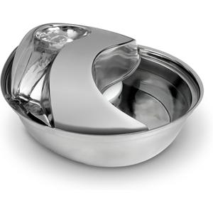 Pioneer Pet Stainless Steel Fountain Raindrop Design , 60oz