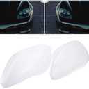 X AUTOHAUX 1 Set Headlight Headlamp Lens Cover with Trim Gaskets Seal for Chevy Corvette C6 2005-2013 20936417 20936418 20936419 25785290 25785289