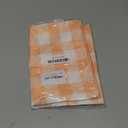 Vohado Sunny Orange Gingham Table Runner Summer Sun Checkered Baby Shower Wedding Birthday Party Decoration Thanksgiving Dining Home Kitchen Island Decor