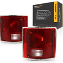 For 19781991 Chevy Blazer Pair Rear Tail Lights Driver and Passenger Side Clear Trim GM2806901 GM2807901 | 370867 370868