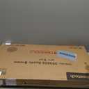 Yaheetech Large 3-Tier Tall End Table, 30 Inches High Side Table with Wooden Shelves & Strong Metal Frame for Living Room Small Space, 12 x 16 x 29.5 inchesRustic Brown