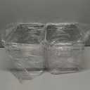 ClearSpace Clear Plastic Storage Bins  Pantry Organizers & Storage Containers, Cabinet Organizer - Home Organization Must Haves for Kitchen, Laundry Room, Office, Closet, Garage & Freezer (4 Pack)