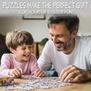 Tucocoo 1000 Piece Jigsaw Puzzles for Adults Beautiful Girl Jigsaw Puzzle Cute Dog Abstract Floral 1000 Pieces Puzzles for Challenging Family Activity Game Colorful DIY Puzzle Wall Decor Gifts (Artwork-18)