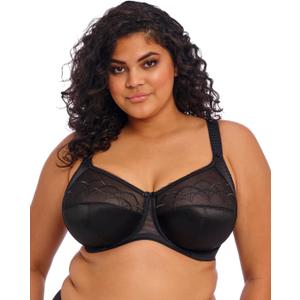 Elomi Women's Cate Soft Cup Bra (36G, Black)