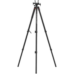BOG DeathGrip Hunting Tripod, 7"-59", Lightweight, Gun Clamp, Shooting Rest, with a total height adjustment from 7" to 59"; 3-Position Leg Angle Locks secure at 20°, 45°, and 85°