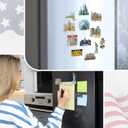 Xuhal 12 Pcs New York Fridge Magnet USA Cities Magnetic Refrigerator Stickers Souvenirs Gifts for Refrigerator Home Decoration