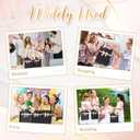 Humyoun 12 Pack Black Gold Gift Bags with Handles 9 x 7 x 3.15'' Metallic Paper Gift Bags Bulk with Bow Ribbon for Bridesmaids Groomsmen Wedding Baby Shower Birthday Housewarming Party Favor Holiday