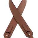 Grain Leather Purse Strap Adjustable Crossbody Replacement Straps for Handbags Monk Head Screws Detachable (42.91 x 1.5 inches)