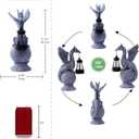 Qeeman Dragon on Ball Statues: Garden Decor Outdoor Decorations Art Figurine for Patio Balcony Yard Lawn