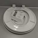 Little2Big Toilet Seat with Built-In Potty Training Seat, Slow Close, Durable Plastic, Made in USA, ROUND, White