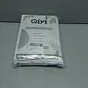 QiyI Watercolor Floral Shower Curtain, 3D Embossed Butterflies Pink Brown Flower Bathroom Curtain, Minimalist White Cloth Bath Curtain, Waterproof Fabric Textured Shower Curtain Set with Hooks, 72x72