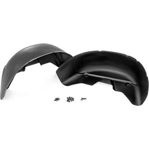 Rough Country Rear Wheel Well Liners for Ram 1500/2500/3500 (2010-2026 & Classic) - Heavy-Duty Rear Fender Liners for Mud & Debris Protection, Made in USA