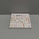 UNIQOOO 12 Pack 2" Rustic Walnut Wood Stands for Cardstock, Wedding Table Numbers Holders, Photo Holder, Photo Display Stand for Event Decor, Retail Shop, Cafe Restaurant Menu, Business Card, Name Tag