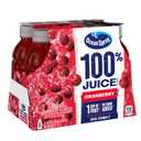 Ocean Spray 100% Juice, Cranberry Juice, 10 Ounce Bottle (Pack of 6) (EXP 11/13/26)