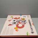 2 in 1 Wooden Cat Hammock, Comfortable and Breathable Hanging Cat Bed with Soft Mattress and Pillow Suitable for Cats or Small Dogs