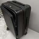 Carry on Luggage 22x14x9 Airline Approved, Carry on Suitcases with Wheels, Hard Shell Top-open Design Luggage with Spinner wheels, Expandable Suitcase with YKK zipper, Lightweight and Durable