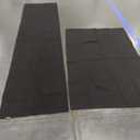 2 Black Rugs, Black, Size 32" x 10', Size: 6' x 4'