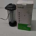 Buzbug LED Bug Zapper Indoor Outdoor, 10 Years Lifespan, 6.5ft Power Cord, IPX4 Waterproof, High-Voltage, Mosquito Zapper, Fly Trap Mosquito Trap, Fly Killer Fly Zapper -MO008C (New Black)
