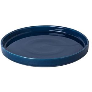 Fzfeiyy Ceramic Plant Saucer Pot Tray 14.5 Inch, Blue Planter Saucers 5 7 9 10 12 15 Inch for Indoors Outdoor, Flower Pot Saucers for Holding Water Drips and Soil