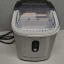 Frigidaire 26 Lbs per Day Portable Compact Maker, Ice Making Machine, Stainless, Medium