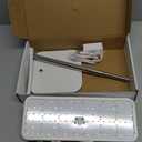 KINGPLUS Grow Lights with Stand, Full Spectrum Growing Light for Indoor Plants, 120 LEDs, 4 Dimmable Levels, Timer 4/8/12h, 1260inches Height Adjustable,18w, Ideal for Desk Small Plants