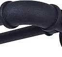 Sun Zero SN47079 Bronn Industrial Pipe Blackout Wrap Around Double Curtain Rod, 36-66" Adjustable Length, Matte Black Finish, 3/4" and 5/8" Diameter Textured Steel Tubes