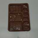 4 Pcs Silicone Chocolate Molds, Break Apart Chocolate Molds 9 Cavity Chocolate Silicone Molds Break Apart Candy Molds for Cake Decorations Candy Chocolate