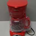 MELLERHOME 12-Cup Red Coffee Maker - Perfect for Home or Office, Borosilicate Carafe, Auto-Off, Reusable Filter, Anti-Drip, Keep-Warm Function, Clear Water Level Window, Red Kitchen Accessories