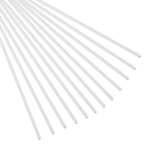 20 Pieces Acrylic Rods, 12 Inch Clear Acrylic Round Plastic Rods for DIY Crafts Party Decorations Gardening3mm Diameter