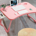Foldable Bed Table for Laptop, Laptop Desk Table Stand, Laptops Bed Tray Table with Storage Drawer, Notebook Stand Lap Desk for Writing Reading Eating, Portable Laptops Table for Beds Sofa Floor