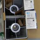 Bedside Table Lamps Set of 2 - Touch Nightstand Lamp for Bedroom with USB C+A Charging Ports & AC Outlets, 3-Way Dimmable Desk Lamp Grey Fabric Shade for Bedroom Living Room, Office(Bulb Included)