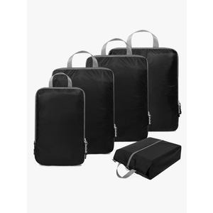 BAGAIL 5 Set/6 Set Ultralight Compression Packing Cubes Travel Accessories Expandable Packing Organizers