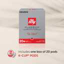 Illy Coffee K Cups - Pods For Keurig Machines  Classico Roast - Caramel, Orange Blossom & Jasmine - Mild, Flavorful & Balanced Flavor - No Preservatives  20 Count (EXP 11/17/26)