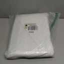 Creative Scents Fabric White Shower Curtain for Bathroom  72 x 84 Spa, Hotel Luxury Matt Waffle Weave Square Design, Water Repellent, 230 GSM Weighty Cloth, for Decorative Bathroom Curtains