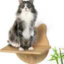 Cat Wall Shelves Furniture for Climbing - Cat House Wall Mounted - Indoor Wooden Floating Cat Furniture Large Set Including Shelves, Perches, Hammock, Bed, Bridges, Walkways