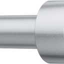 Curtain Rods for Windows 32-120 Inch, 1 Inch Adjustable Silver Curtain Rod Set with Brackets, Easy Install