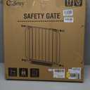 Baby Gate No Drilling, 29"-40" Auto Close Dog Gate Indoor for Doorways & Stairs, Pressure Mounted Adjustable Pet Gate, Easy Walk Through Child Gate for Children & Pets Stroller Friendly, White