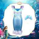 HAMSILY Princess Dress Up Clothes for Little Girls: Princess Costume for Girls Toddler, Girl Toys Age 3 4 5 6 Year Old Girl Birthday Gifts Christmas Gift