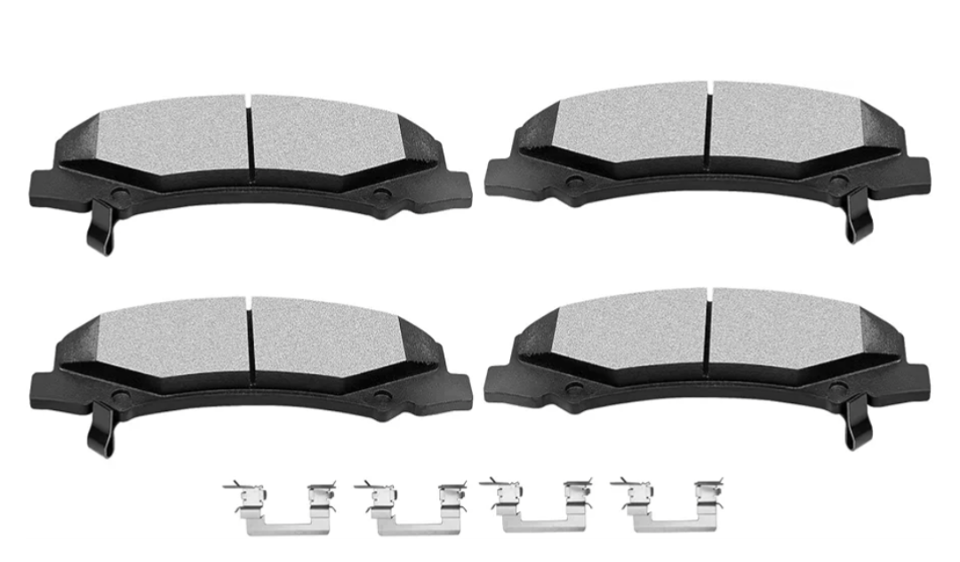 SCITOO D1159 Ceramic Brake Pads Sets Front Fit For Buick Allure/ LaCrosse/ Lucerne, For Cadillac DTS, For Chevy Impala/ Impala Limited, For Chevrolet Monte Carlo 2006-2007